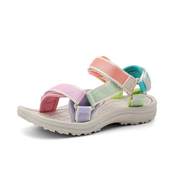 Girls Sandals Lightweight Open Toe Kids Water Shoes Summer Outdoor Beach Sandals Shoes for Kids