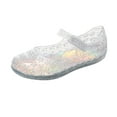 thumbnail image 1 of Girls Sandals Sparkly Dance Party Shoes for Toddler Kids Slippers Material Summer Beach Wear Comfortable Lightweight, 1 of 5