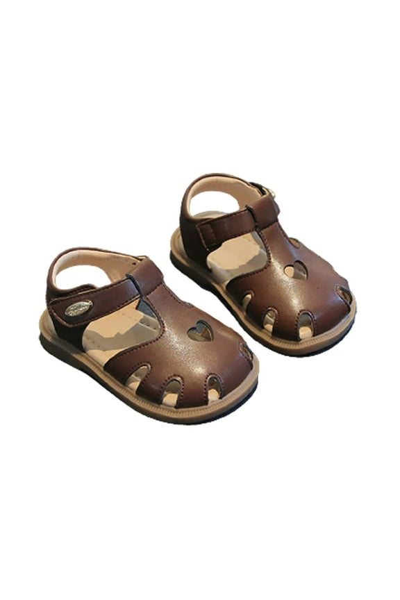 Girls Sandals,Summer Solid Color Soft Bottom Lightweight Breathable Non Children's Cute Beach Sandals,Toddler Girl Sandals/Toddler Boy Sandals(Size:4.5)
