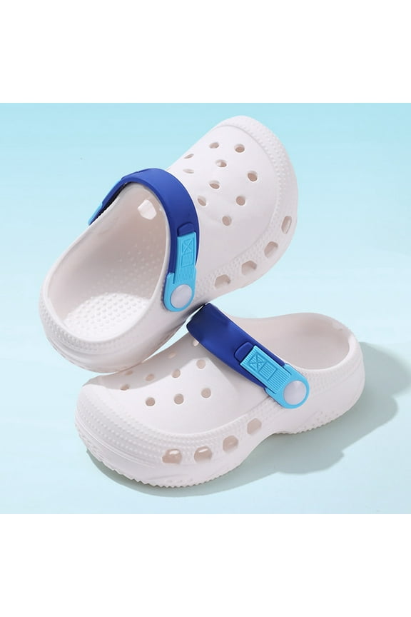 Girls Sandals For Toddlers And Kids Clogs Comfortable Breathable Outdoor Party Casual Dress Up Summer Beach Walking Shoes For Ages 1 10 Years White US SIZE:11.5