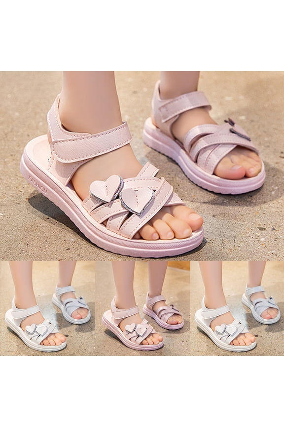 Girls Sandals for Everyday Wear Breathable Lightweight Comfortable Casual Outdoor School Shoes for Kids Ages 3 13