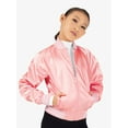 thumbnail image 1 of Girls Satin Dance Team Bomber Jacket, 1 of 14