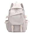 thumbnail image 1 of School Backpack for Ages 6rd 7th 10th 12th Middle Elementary Cute School Bag Students Solid Color Bookbag Middle Elementary, 1 of 3