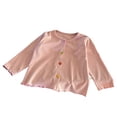 thumbnail image 1 of Girls School Cardigans Girl Uniform Toddler Girl Cardigan Sweater Long Sleeve Button Up Knit Sweatshirt Jacket Toddler Baby Girl Fall Outfits, 1 of 5