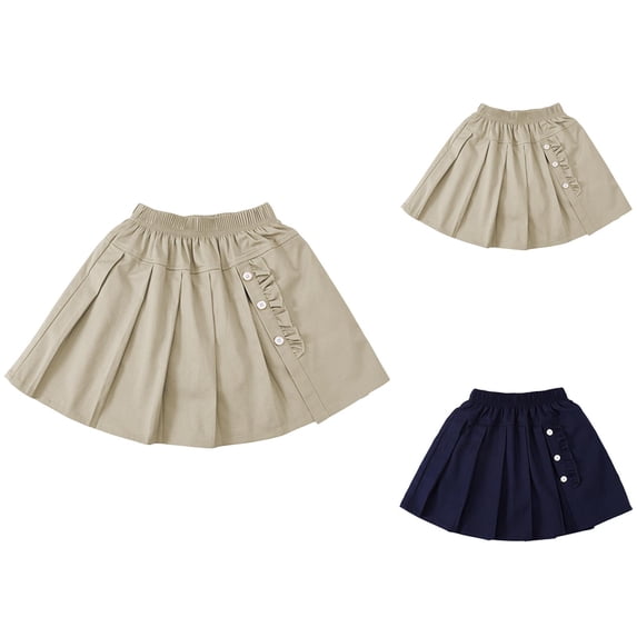 Girls School Pleated Skirt Student Dress for Everyday Wear with Comfortable Fit Suitable for Girls and Teens 3 To 18 Years Old Back to School Uniform