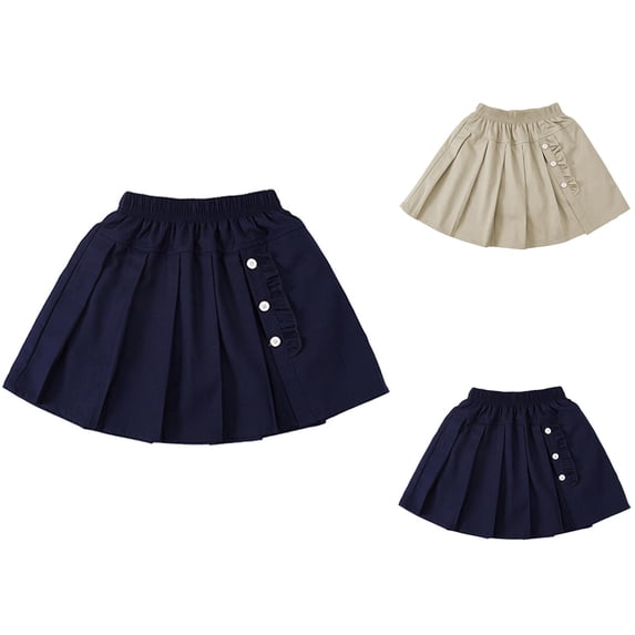 Girls School Pleated Skirt Student Dress for Everyday Wear with Comfortable Fit Suitable for Girls and Teens 3 To 18 Years Old Back to School Uniform