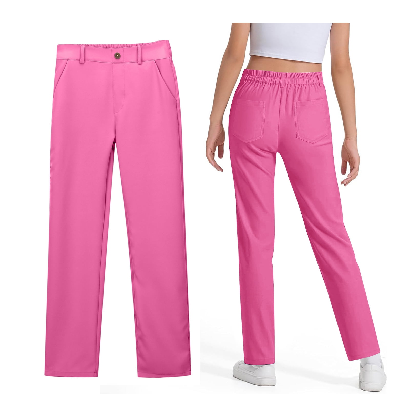 Girls School Uniform Pants Pants Kids Dress Pants With Pockets Straight girls-school-uniform-pants-pants-kids-dress-pants-with-pockets-straight