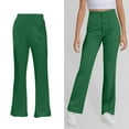thumbnail image 1 of Girls School Uniform Pants Skinny Pants Kids Dress Pants with Pockets Straight Pants Green Uniform Pants Back to School Outfits for Teen Girls Teen Clothes for Teen Girls 11-12 Years, 1 of 9