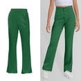 thumbnail image 1 of Girls School Uniform Pants Pants Kids Dress Pants with Pockets Straight Pants Green Uniform Pants Back to School Outfits for Girls Clothes for Girls 11-12 Years, 1 of 9