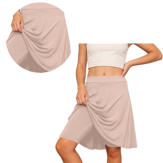 Girls School Uniform Skirts High Waisted Pleated Skort with Lining Shorts Back To School Clothes for Tween Girls School Uniform Dress 10-11 Years