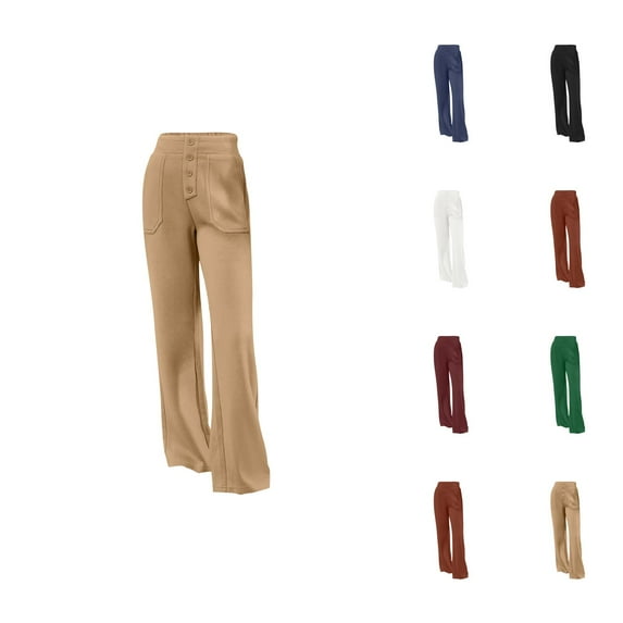 Girls School Uniform Stretch Pants Girls Pants for Girls 5-14 Years Straight Fit School Everyday Comfort Durable Materials for Versatile Activities and Everyday Wear