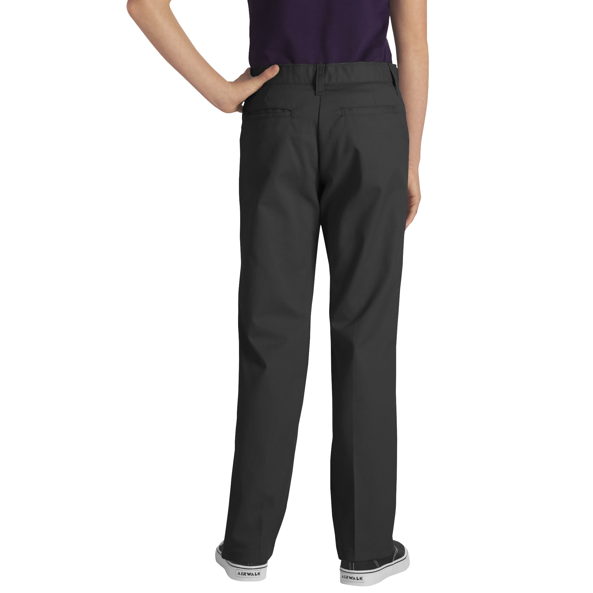 Girls' School Uniforms Plus Size Classic Fit Stretch Twill Pant