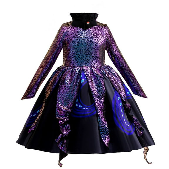 Girls Sea Witch Fancy-Dress Costume, Size 7-8Y