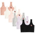 thumbnail image 1 of Girls Seamless Training Bras Developed Training No Wire Kids Sports Bra Sets for Women Teens 7-13 Years, 1 of 5