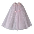 thumbnail image 1 of Girls' Sequin Embellished Thin Summer Cape Glittery, Loose Fitting, Ideal for Daily Wear, Parties, Sunscreen, One Size, Ages 3 8, 1 of 8