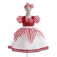 thumbnail image 1 of Girls Sequin Party Dress Christmas Party Ball Gown 3-9Years, 1 of 7