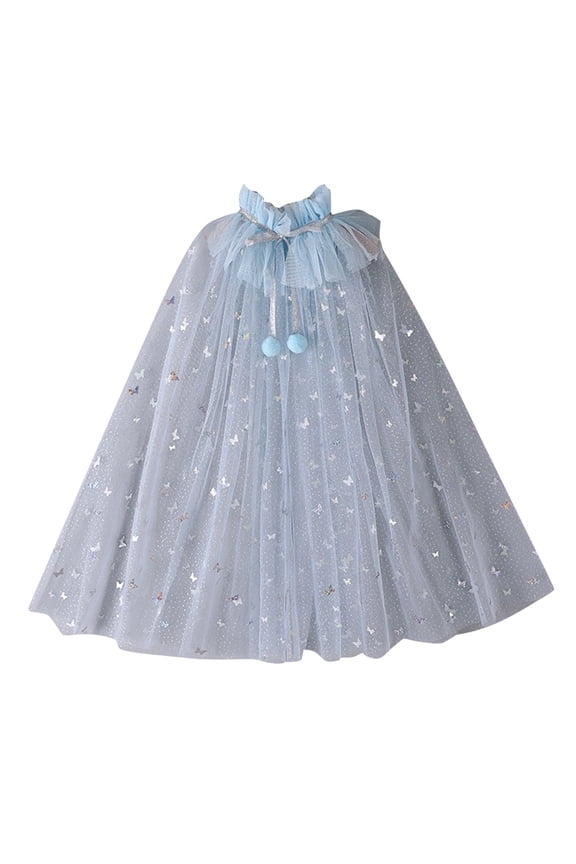 Girls' Sequin Thin Cape Summer Cape