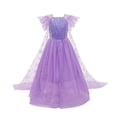 thumbnail image 1 of Girls Sequins Princess Costume Birthday Party Christmas Fancy Dress, 1 of 6