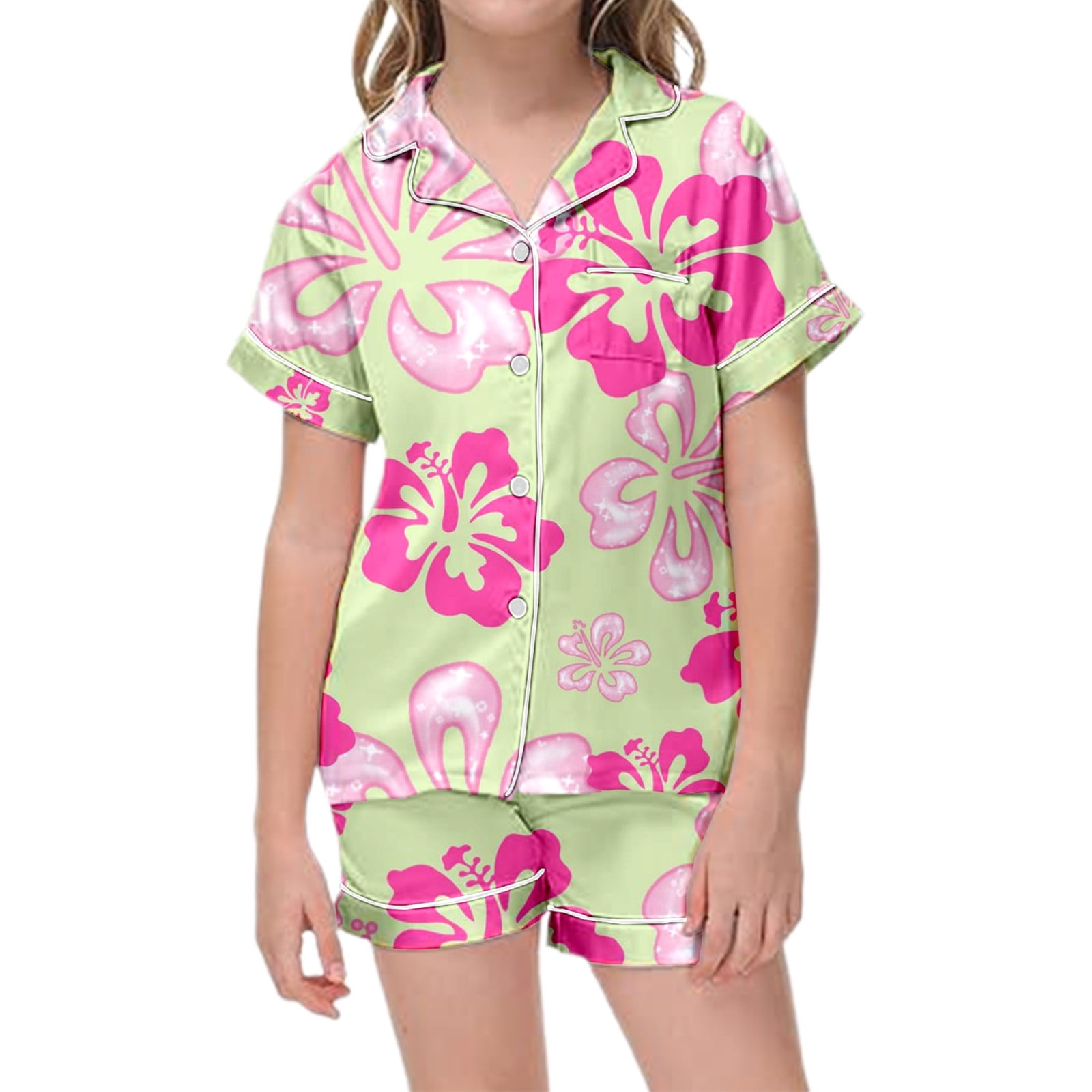Summer Girls Solid Color Simple Square Neck bodysuit And Girls’ Dress – Princess Sister Matching Set