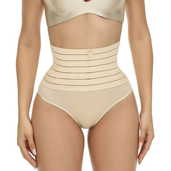 Girls Shaping Solid Hollow Mesh Elastic Waist Pants High Waist Underwear Shapewear