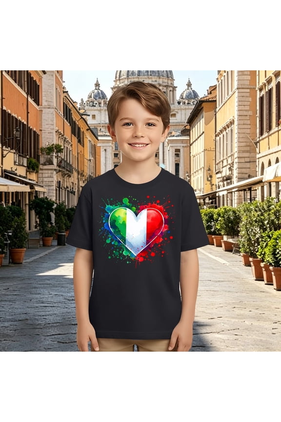 Girls Shirt Size 2-3Y Kids Holiday Theme Print Short Sleeve Round Neck Tee Republic Day Toddler Clothes for Girls