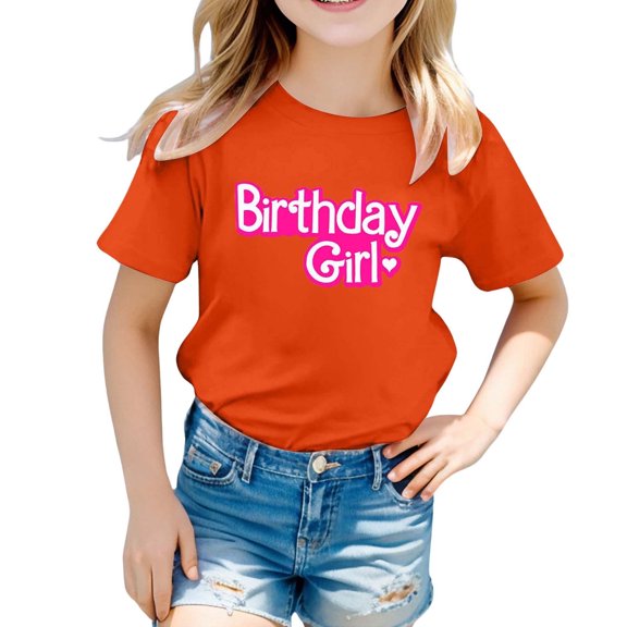 Girls Shirts 10-12 Solid Color Short Sleeve Kids Tee Tops Active Fit School Shirts for Girls Yellow Holiday Girl Clothes Outifit