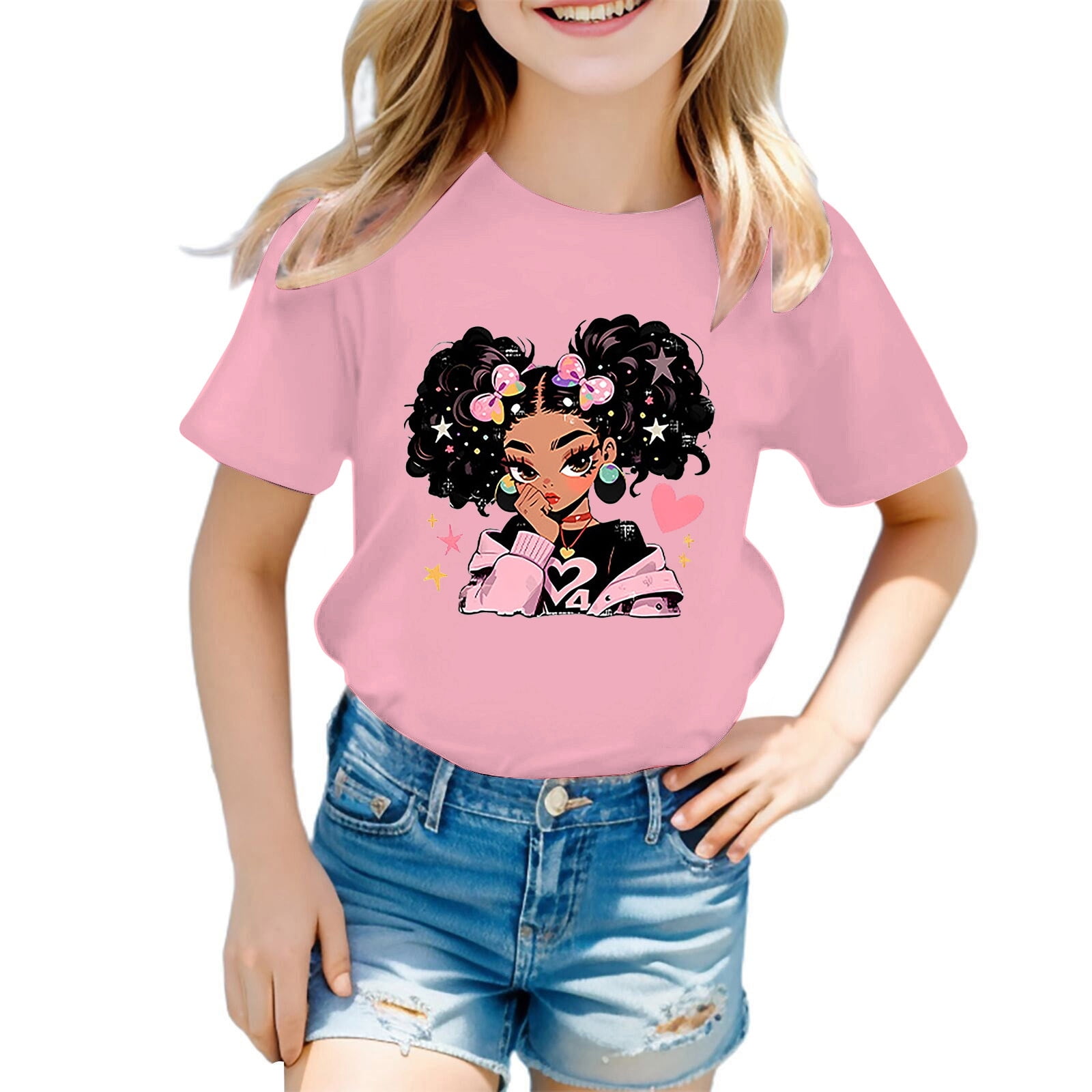 Girls-Shirts-4T-6T-Cute-