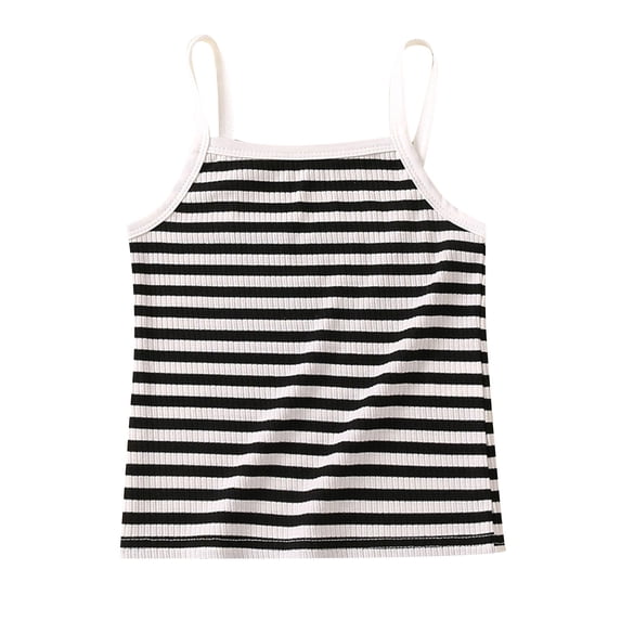 Girls Shirts And Tops Cute Cartoon Print Camisole Beach Children Undershirt Tops Trendy