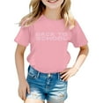 thumbnail image 1 of Girls Shirts Back to School Shirt Stylish Girls Tops For Everyday Wear Loose Fit Tees & Shirts For Ages 3 16 For Spring And Summer Easy To Clean Great For, 1 of 4