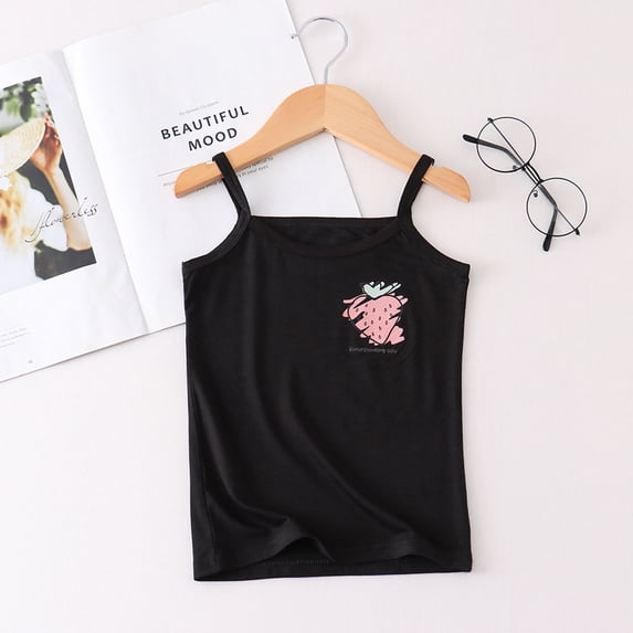 Girls Shirts Size 10-12 Girls Shirts Kids Girls Toddler Camisole Cute Print Tank Top Undershirt Breathable
