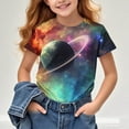 thumbnail image 1 of Girls Shirts Size 10 Crew Neck Tshirt Short Sleeve Top Girls Print Shirt for Kids Top for Girls 9-10 New Arrivals, 1 of 9