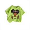 thumbnail image 1 of Girls Shirts Size 12-14 Cute Cartoon Graphic Tees Summer Clothes Short Sleeve T-Shirt Casual Round Neck Pullover Tops Gifts for Fashion Cool Girl Z02 Light Green 12-14 Years, 1 of 5