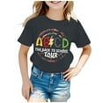 thumbnail image 1 of Girls Shirts Size 14-16 Kids' Back To School Graphic Short Sleeve Round Neck Tee Bright & Comfortable for Boys & Girls 11 Grey, 6-7 Years, 1 of 4