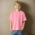 thumbnail image 1 of Girls Shirts Size 6 Boys Girls Shirts Short Sleeve Acid Washed Cotton T-Shirts Kids Tshirts Summer Tops Tees 5-14 Years Sports Undershirt, 1 of 8