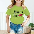 thumbnail image 1 of Girls Shirts Size 8-9 Girls Shirts Kid Girls Cute Graphic Round Neck Short Sleeve Tee Summer Casual T Shirt 13908, 1 of 4