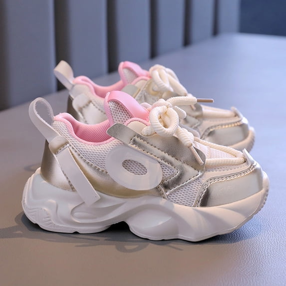 Girls Shoes Boys Lightweight Comfortable Boys Sneakers Cushioned Non- Tennis Shoes Wide Toe Box Running Shoes Basketball Shoes Back To School for Daily Running Walking School