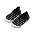 thumbnail image 1 of Girls Shoes Christmas Gift Baby First-Walking Shoes Kid Shoes Trainers Toddler Infant Boys Girls Soft Sole Non Slip Cotton Canvas Mesh Breathable Lightweight Slip-on Sneakers Outdoor Save Big, 1 of 5