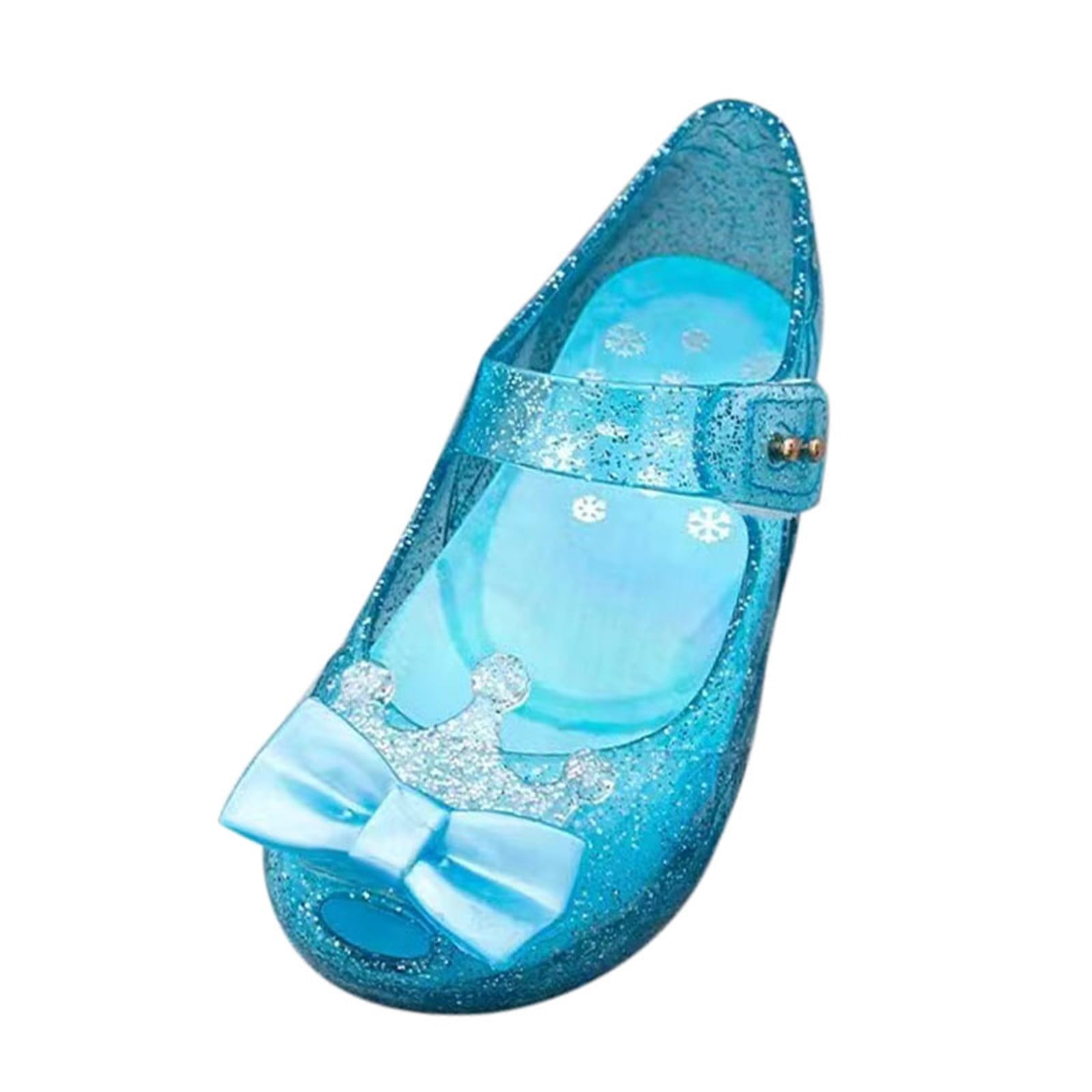 Girls Shoes Flash Diamond Crystal Soft Sole Non Slip Sandals Jelly