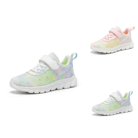 Girls Shoes Girls' Sneakers Girls Sneakers For Everyday Casual Wear Comfortable Fixed Lasting Design For Ages 5 14 Pair With Pants And Tops Easy Clean All Season Footwear
