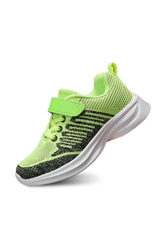 Girls Shoes - Girls Sneakers School Footwear Lightweight Breathable Comfortable Fixed Design Casual Everyday Teen Shoes - Girls Sneakers,Color:01 Green,Size:31