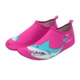 thumbnail image 1 of Girls Shoes - Girls Water Shoes Beach Sandals Lightweight Quick-Dry Comfortable for Swimming Outdoor Activities Aquatic Footwear for Kids - Girls Sneakers,Color:04 Watermelon Red,Size:33, 1 of 9