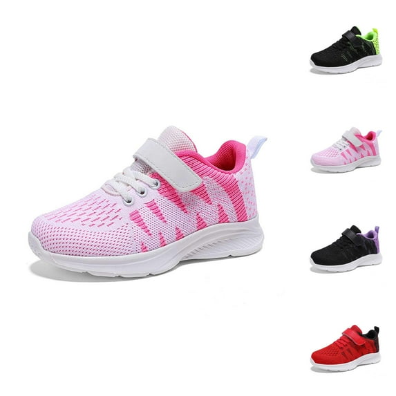 Girls Shoes Little Girls Sneakers Girls Sneakers For Everyday Casual Wear Comfortable Fixed Design Lightweight Breathable Fashionable Footwear For Teens And Kids Age 7 15