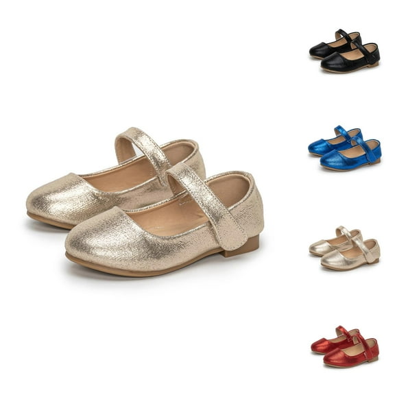 Girls Shoes School Mary Jane Uniform Dress Shoes Kids Loafers Performance Casual Shoes Comfortable Dress Shoes With Dresses Party Wedding Flats