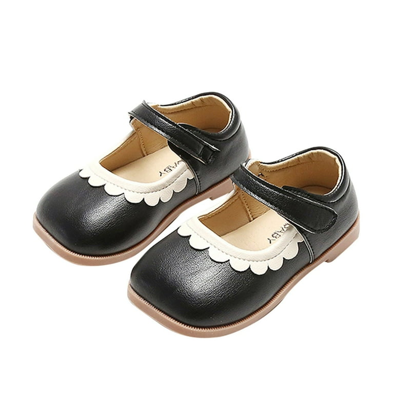 Girls Shoes Size 12 on Summer and Autumn Girls Boots Cute Flat Solid Color Lace Hook Loop Casual Comfortable Toddler Shoes Size 6.5 Baby Girl Shoes Size 3 Sandals Walmart
