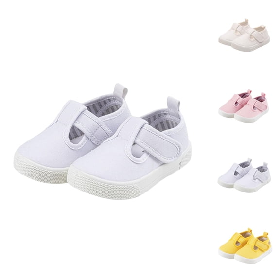 Girls Shoes Sneakers Girl Children's Canvas Shoes Korean Version Of Men's And Women's Shoes Casual Soft Soled Sports Shoes Baby Walking Shoes Indoor Small White Shoes