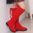 thumbnail image 1 of Girls Shoes Suede Boots Shoes Fashion Non Breathable Women Boots, 1 of 5