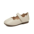 thumbnail image 1 of Girls Shoes Wave Mary Jane Shoes for Baby Girl Kids Flats Children Single Shoes Basic Ballet Flats Black White Spring Autumn, 1 of 6