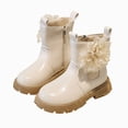 thumbnail image 1 of Girls Short Boots Fall Winter Versatile Stylish Cute Floral Girl Boots, 1 of 7