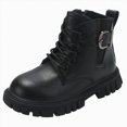 thumbnail image 1 of Girls Short Boots Kids Soft and Warm Boots Fashionable and Casual Shoes, 1 of 9