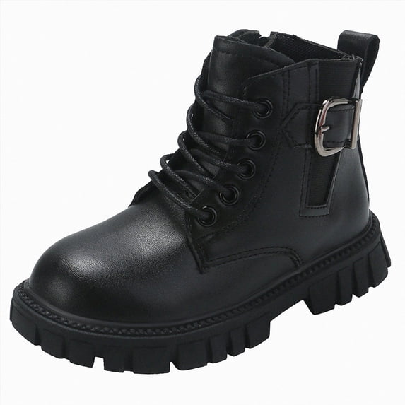 Girls Short Boots Kids Soft and Warm Boots Fashionable and Casual Shoes